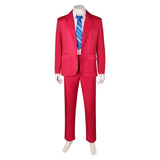 Movie Joker: Folie à Deux (2024) Arthur Fleck Red Outfit Cosplay Costume Outfits Halloween Carnival Suit