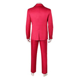 Movie Joker: Folie à Deux (2024) Arthur Fleck Red Outfit Cosplay Costume Outfits Halloween Carnival Suit