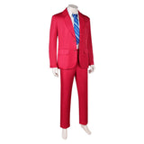 Movie Joker: Folie à Deux (2024) Arthur Fleck Red Outfit Cosplay Costume Outfits Halloween Carnival Suit