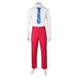 Movie Joker: Folie à Deux (2024) Arthur Fleck Red Outfit Cosplay Costume Outfits Halloween Carnival Suit