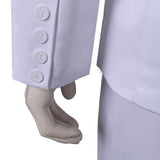 Movie Joker: Folie à Deux (2024) Arthur Fleck White Outfit Cosplay Costume Outfits Halloween Carnival Suit