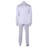 Movie Joker: Folie à Deux (2024) Arthur Fleck White Outfit Cosplay Costume Outfits Halloween Carnival Suit