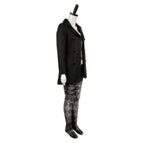 Movie Joker: Folie à Deux (2024) Harley Quinn Women Black Dress Outfit Cosplay Costume