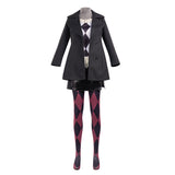 Movie Joker: Folie à Deux (2024) Harley Quinn Women Black Outfit Cosplay Costume Outfits Halloween Carnival Suit