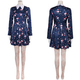 Movie Joker: Folie à Deux (2024) Harley Quinn Women Floral Dress Cosplay Costume Outfits Halloween Carnival Suit
