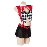 Movie Joker: Folie à Deux (2024) Harley Quinn Women Red Sexy Suit Cosplay Costume Original Design