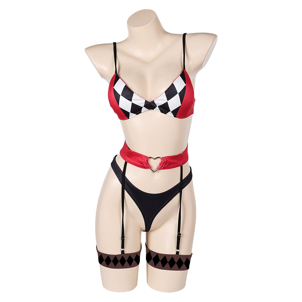 Movie Joker: Folie Deux (2024) Harley Quinn Women Sexy Lingerie Cosp TrendsinCosplay Movie Joker: Folie Deux (2024) Harley Quinn Women Sexy Lingerie Cosp TrendsinCosplay