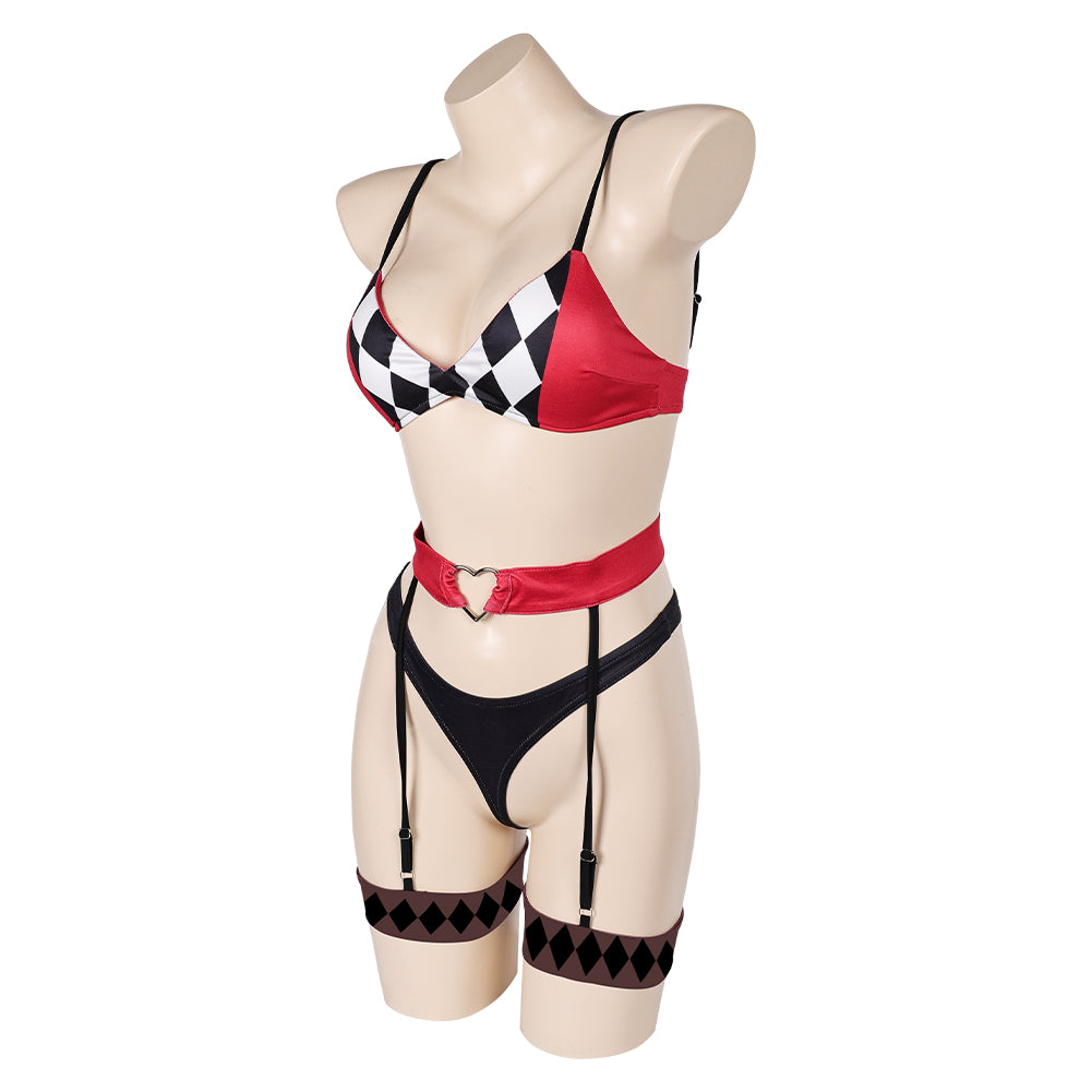 Movie Joker: Folie Deux (2024) Harley Quinn Women Sexy Lingerie Cosp TrendsinCosplay Movie Joker: Folie Deux (2024) Harley Quinn Women Sexy Lingerie Cosp TrendsinCosplay