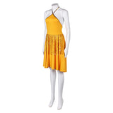 Movie Joker: Folie à Deux (2024) Harley Quinn Women Yellow Dress Cosplay Costume