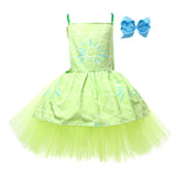 Movie Joy Kids Children Green Tutu Dress Cosplay Costume Outfits Halloween Carnival Suit