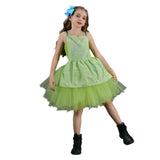 Movie Joy Kids Children Green Tutu Dress Cosplay Costume Outfits Halloween Carnival Suit