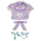 Movie K-12 Crybaby Women Purple Dress Cosplay Costume Outfits Halloween Carnival Suit