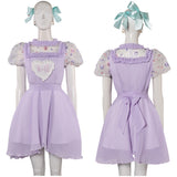 Movie K-12 Crybaby Women Purple Dress Cosplay Costume Outfits Halloween Carnival Suit