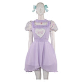 Movie K-12 Crybaby Women Purple Dress Cosplay Costume Outfits Halloween Carnival Suit