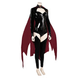 Movie Madelyne Pryor Women Black Suit With Cloak Cosplay Costume Outfits Halloween Carnival Suit