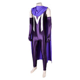 Movie Magneto Purple Jumpsuit With Cloak Cosplay Costume Outfits Halloween Carnival Suit