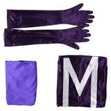 Movie Magneto Purple Jumpsuit With Cloak Cosplay Costume Outfits Halloween Carnival Suit