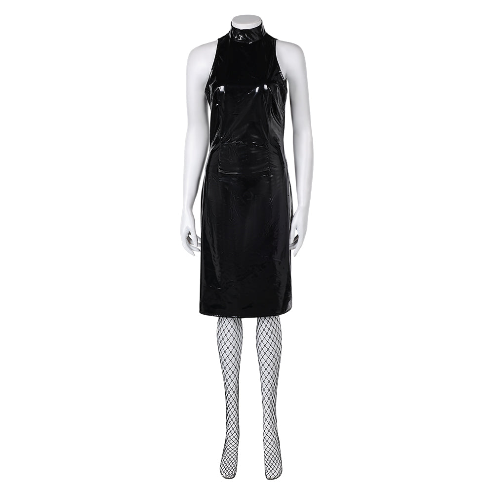 Movie MaXXXine 2024 Maxine Women Black Leather Dress Cosplay Costume O TrendsinCosplay Movie MaXXXine 2024 Maxine Women Black Leather Dress Cosplay Costume O TrendsinCosplay