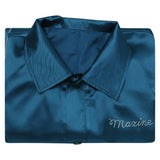 Movie MaXXXine 2024 Maxine Women Blue Coat Cosplay Costume Outfits Halloween Carnival Suit