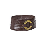 Movie Merlin Women Brown Cosplay Belt Waistband Halloween Carnival Costume Accessories