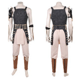Movie Mortal Kombat 2 Baraka Gray Outfit Cosplay Costume Outfit Halloween Carnival Suit