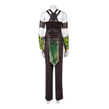 Movie Mortal Kombat 2 Jade Women Green Outfit Cosplay Costume Outfit Halloween Carnival Suit