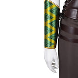 Movie Mortal Kombat 2 Jade Women Green Outfit Cosplay Costume Outfit Halloween Carnival Suit