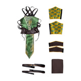 Movie Mortal Kombat 2 Jade Women Green Outfit Cosplay Costume Outfit Halloween Carnival Suit