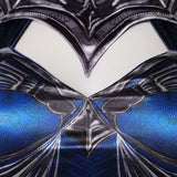 Movie Mortal Kombat 2 Kitana Women Blue Outfit Cosplay Costume Outfit Halloween Carnival Suit