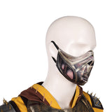 Movie Mortal Kombat 2 Scorpion Yellow Outfit Cosplay Costume Outfit Halloween Carnival Suit