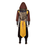 Movie Mortal Kombat 2 Scorpion Yellow Outfit Cosplay Costume Outfit Halloween Carnival Suit