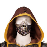 Movie Mortal Kombat 2 Scorpion Yellow Outfit Cosplay Costume Outfit Halloween Carnival Suit