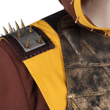 Movie Mortal Kombat 2 Scorpion Yellow Outfit Cosplay Costume Outfit Halloween Carnival Suit