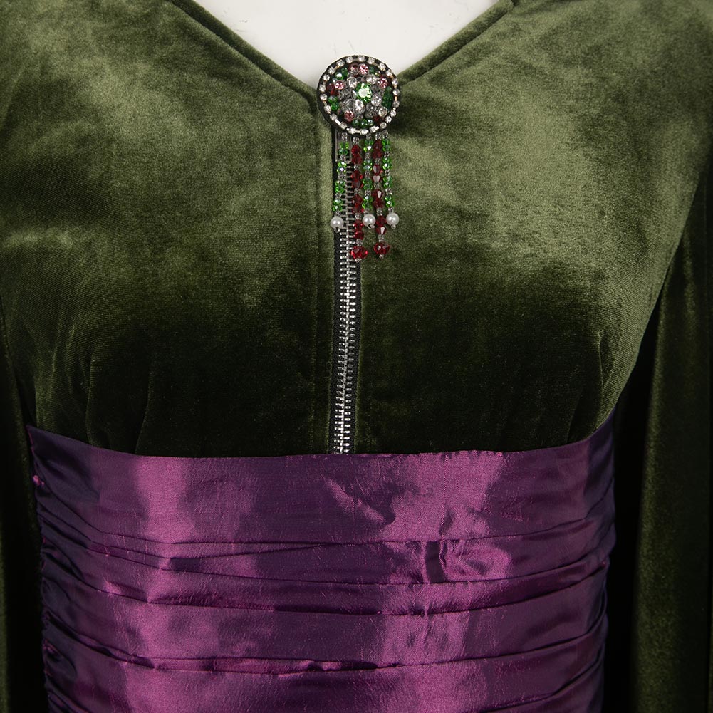 Movie Padme Amidala Women Green Velvet Dress Cosplay Costume Outfits H TrendsinCosplay Movie Padme Amidala Women Green Velvet Dress Cosplay Costume Outfits H TrendsinCosplay