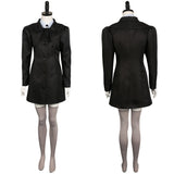 Movie Poor Things Bella Baxter Women Black Outfit Cosplay Costume Outfits Halloween Carnival Suit