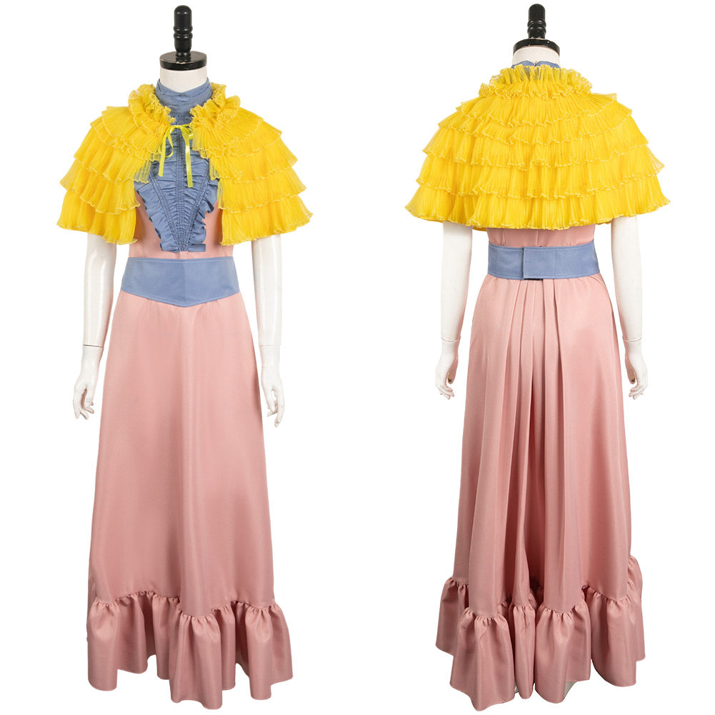 Movie Poor Things Bella Baxter Women Pink Blue Dress Cosplay Costume O TrendsinCosplay Movie Poor Things Bella Baxter Women Pink Blue Dress Cosplay Costume O TrendsinCosplay