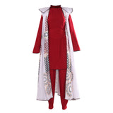 Movie Princess Leia Red Top Pants Full Set Cosplay Costume Outfits Halloween Carnival Suit