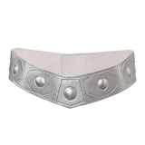 Movie Princess Leia Women White Cosplay Belt Cosplay Accessories Halloween Carnival Props