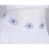 Movie Princess Leia Women White Dress Cosplay Costume Outfits Halloween Carnival Suit Original Design