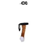 Movie Puss in Boots Cat Kids Children Cosplay Tail And Eyemask Halloween Carnival Costume Accessories