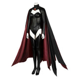 Movie Red Queen Madelyne Women Black Outfit Cosplay Costume Outfits Halloween Carnival Suit