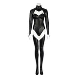 Movie Red Queen Madelyne Women Black Outfit Cosplay Costume Outfits Halloween Carnival Suit