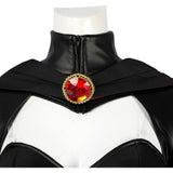 Movie Red Queen Madelyne Women Black Outfit Cosplay Costume Outfits Halloween Carnival Suit