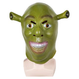 Movie Shrek Cosplay Latex Mask And Gloves Halloween Party Costume Props