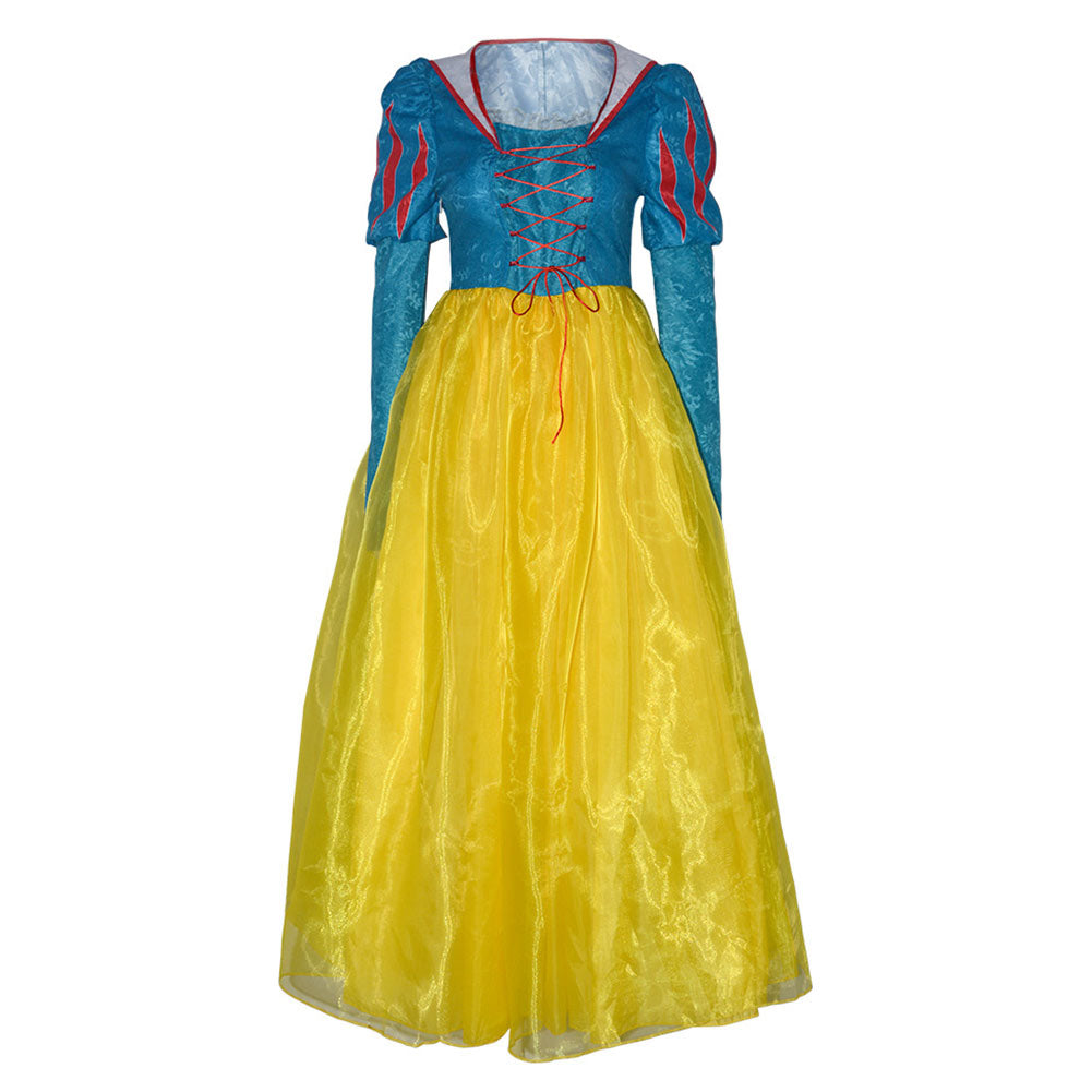 Movie Snow White and the Seven Dwarfs Snow White Women Yellow Blue Dre TrendsinCosplay Movie Snow White and the Seven Dwarfs Snow White Women Yellow Blue Dre TrendsinCosplay
