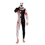 Movie Terrifier 3 (2024) Art the Clown Bloody Jumpsuit Cosplay Costume Outfits Halloween Carnival Suit