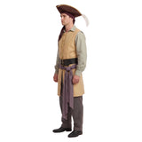 Movie The Backrooms Captaion Clark Yellow Outfit Cosplay Costume Outfit Halloween Carnival Suit