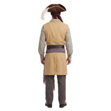 Movie The Backrooms Captaion Clark Yellow Outfit Cosplay Costume Outfit Halloween Carnival Suit