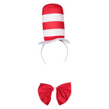 Movie The Cat in the Hat Cat Kids Children Red Set Cosplay Costume Outfits Halloween Carnival Suit