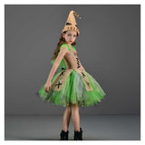 Movie The Nightmare Before Christmas Oogie Boogie Kids Children Green Tutu Dress Cosplay Costume